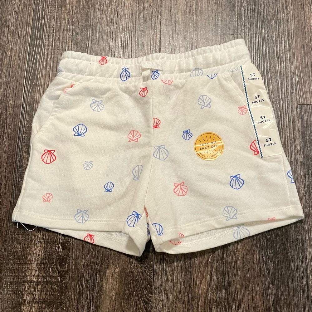 Cat & Jack Shell Print Shorts 5T